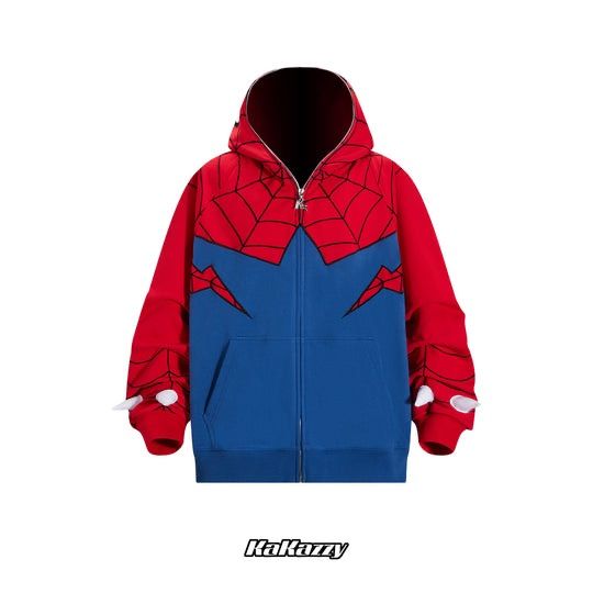 ◆Kakazzy◆フルジップパーカー レッド 送料込 ◇Kakazzy◇フルジップ パーカー レッド Eyes can see 送料込