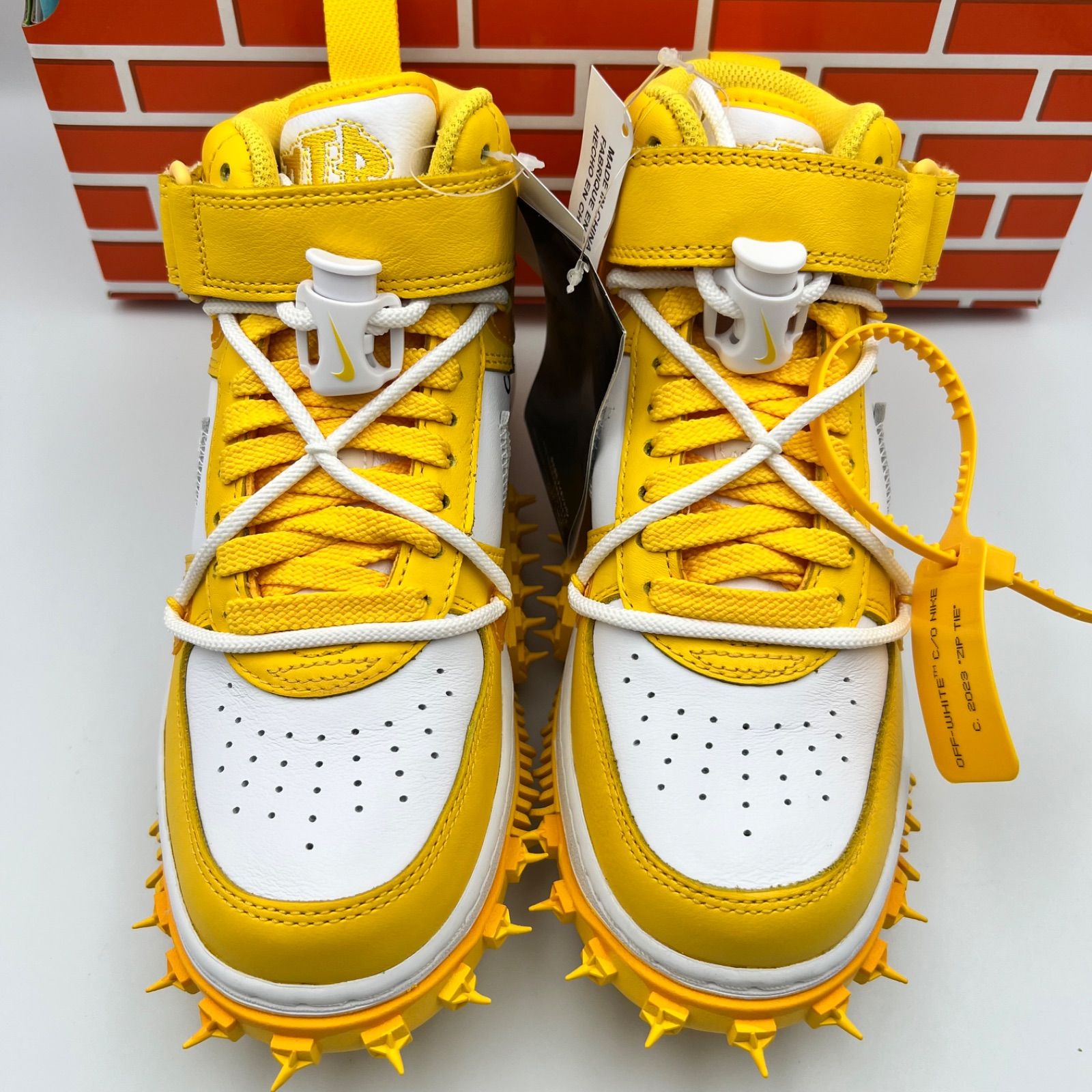 新品 23㎝ Off-White × Nike Air Force 1 Mid SP LTHR 