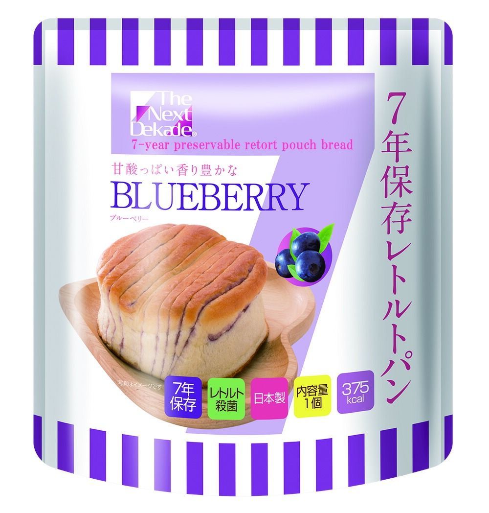 7年保存レトルトパン ブルーベリー 50袋入り