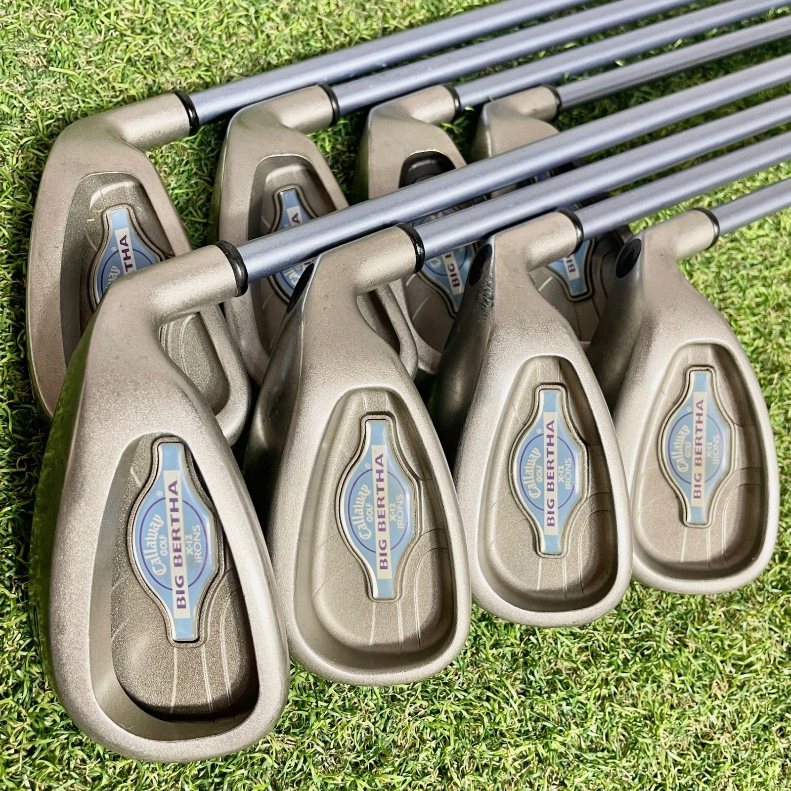 Callaway Golf - 【豪華8本】Callaway BIG BERTHA X-12 キャロウェイ ビッグバーサ アイアンセット 8本 レディース L 右 大人気モデル 簡単 優しい 豪華8本】Callaway BIG BERTHA X-12 キャロウェイ ビッグバーサ