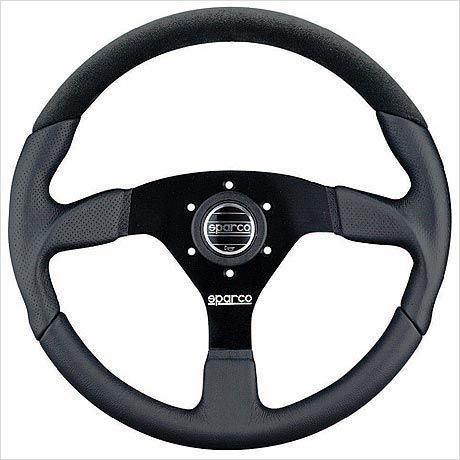【正規品】ｓｐａｒｃｏ/スパルコ　ステアリング　スエードモデル　フラット　35パイ　L505