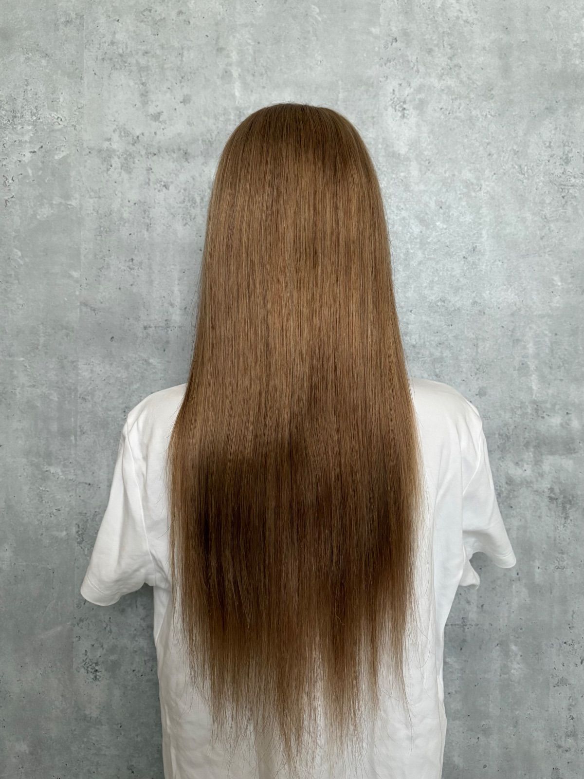 スーパーロング人毛 フルウィッグ｜耳が出せる