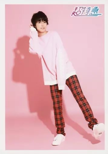 中古】生写真(男性) 超特急/タカシ(松尾太陽)/全身・衣装ピンク・右手