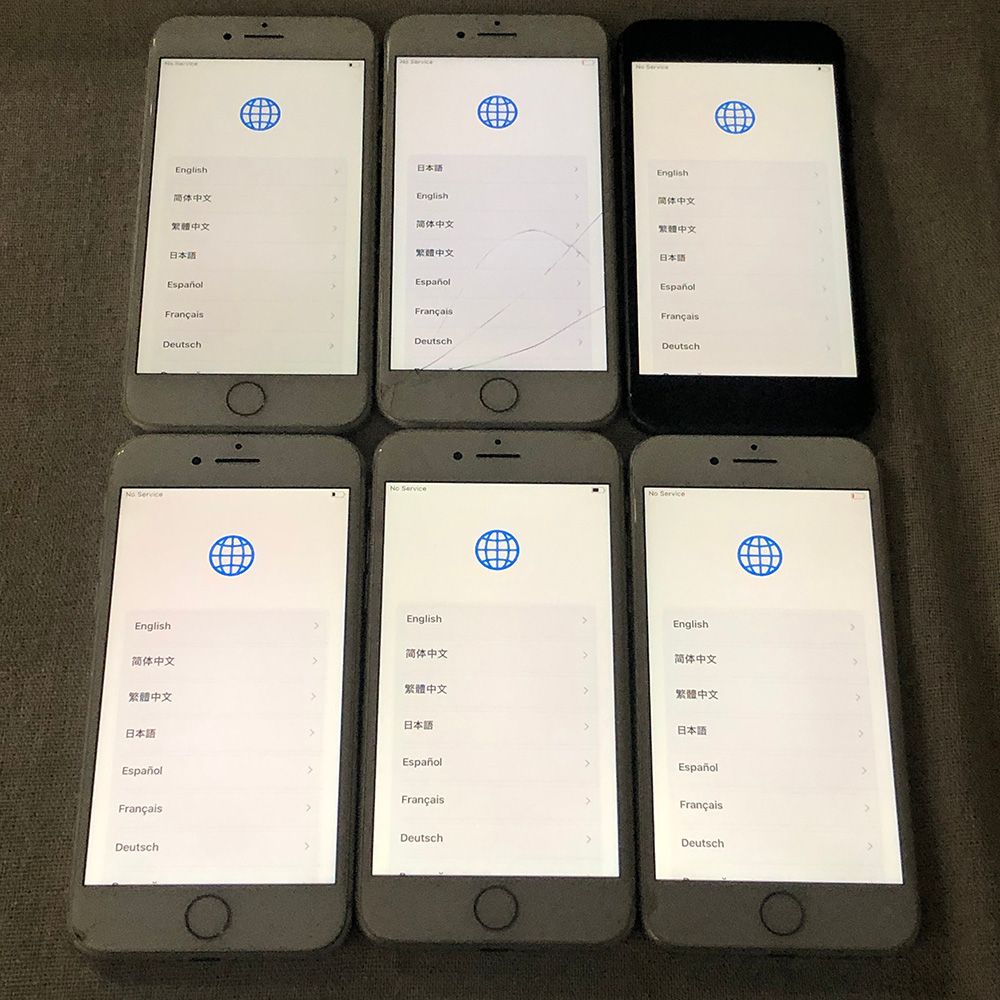 ◇ジャンク品◇【6点セット・SIMロック解除済】Apple iPhone 8