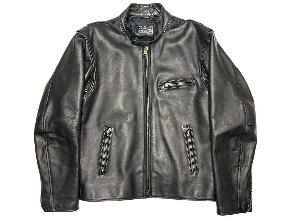 3L XXL KADOYA K'S LEATHER カドヤ シングルライダースジャケット牛革