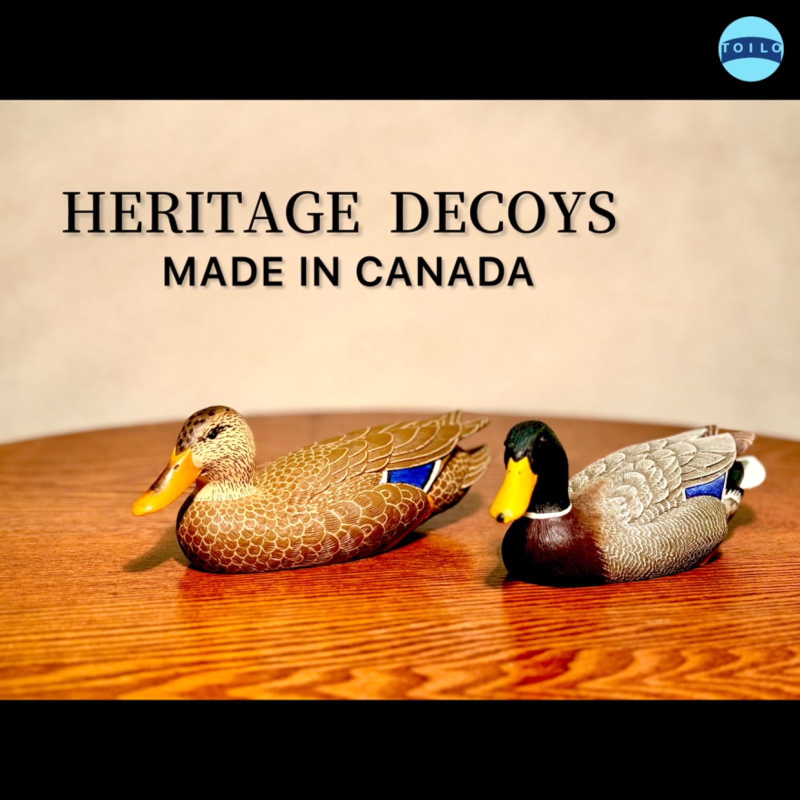 ◉HERITAGE DECOYS／ヘリテージ デコイ◉J.B.GARTON◉Mallard◉マガモ 