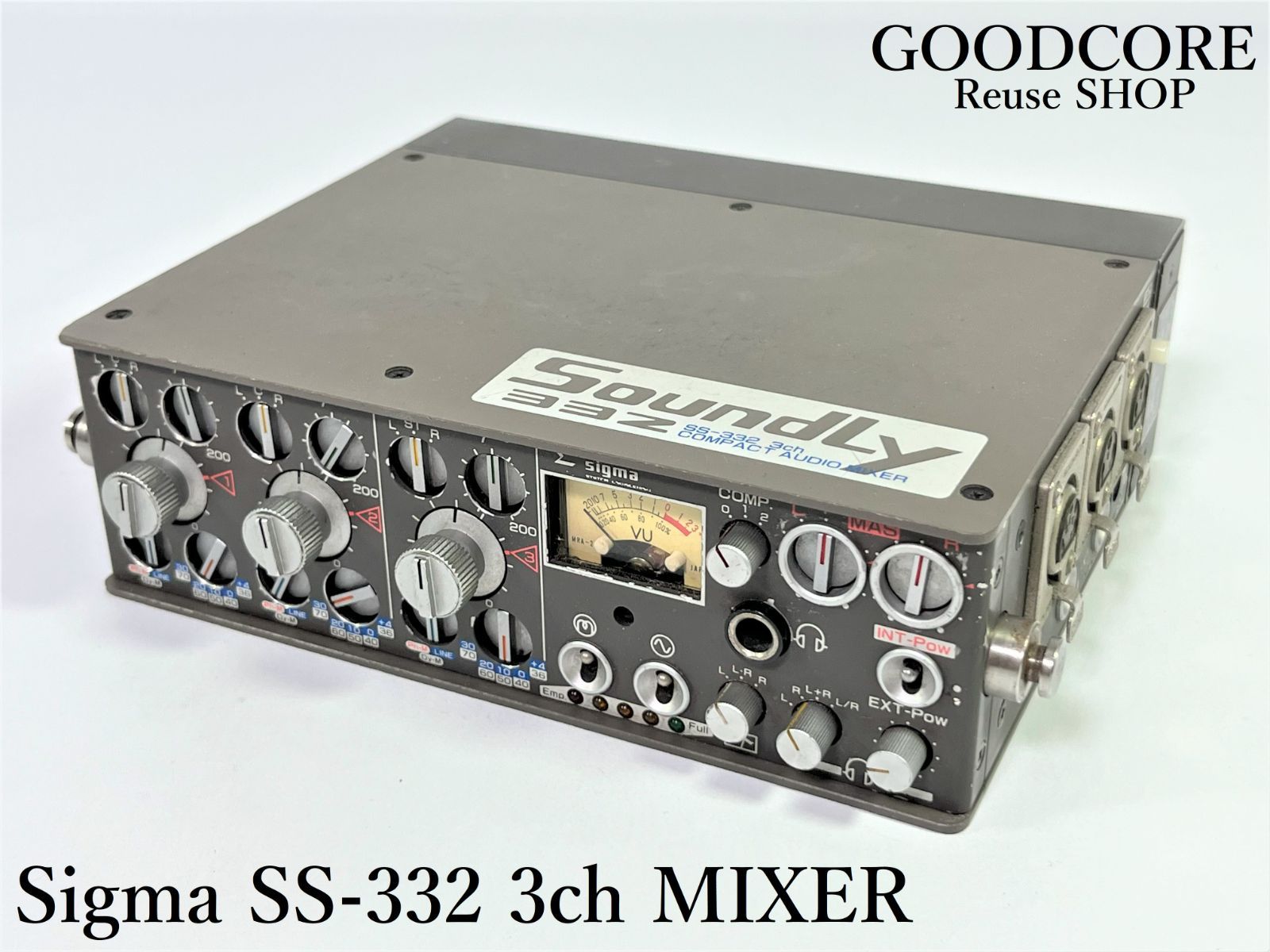Sigma シグマ SS-332 3ch オーディオミキサー