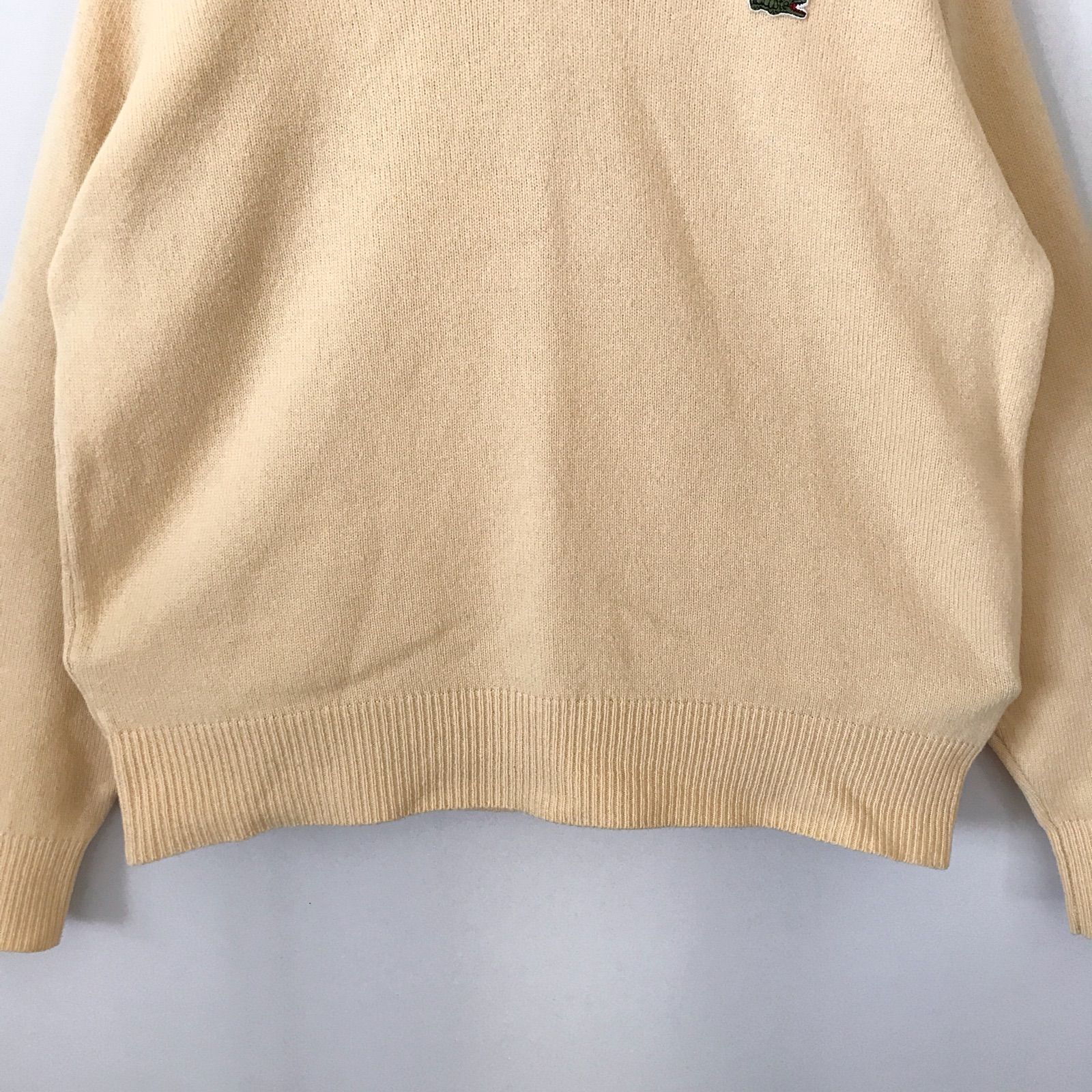CHEMISE LACOSTE/80s 日本ラコステ/K-KN0700☆文字ラコ☆ウール