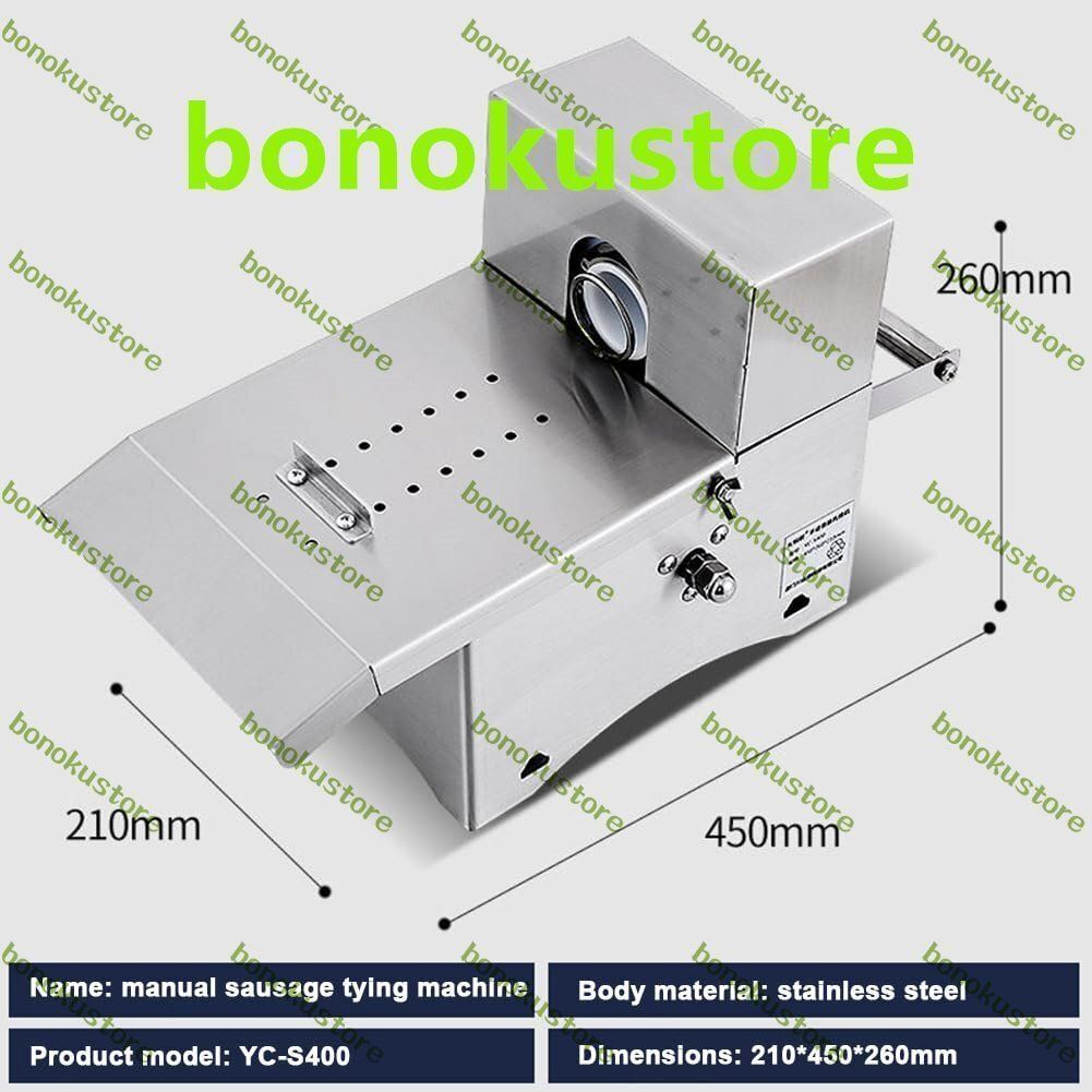 業務用ソーセージ結束バンド機 ステンレス製 食肉加工工場 スーパーマーケット ハイパーマーケット用の結束ワインディングリンカー