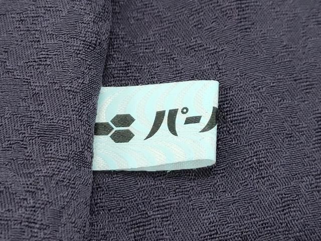 平和屋本店□極上 道中着 ロング丈 絞り 兎 金彩 黒紅色地 逸品