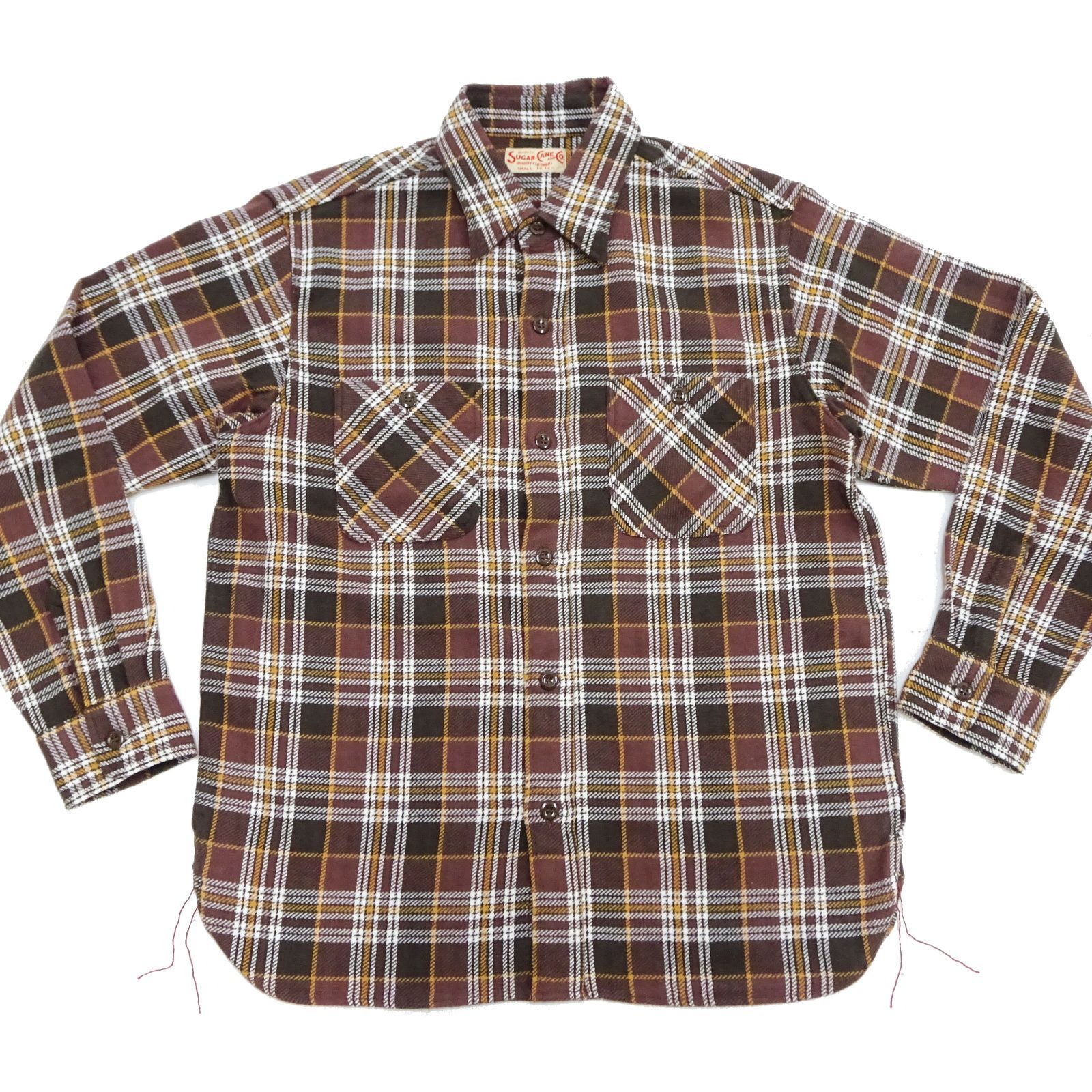 SUBCULTURE CHECK SHIRT / BROWN CHECK Subculture サブカルチャー sc