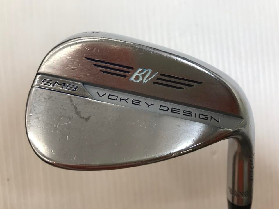 中古】 タイトリスト VOKEY SPIN MILLED SM9 ブラッシュドスチール 50°/12°F おしかっ ウェッジ