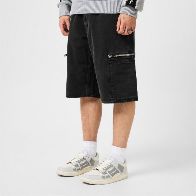 人気 AMIRI スニーカー スケルトップ ロー レザー グレー メンズ org.jpg