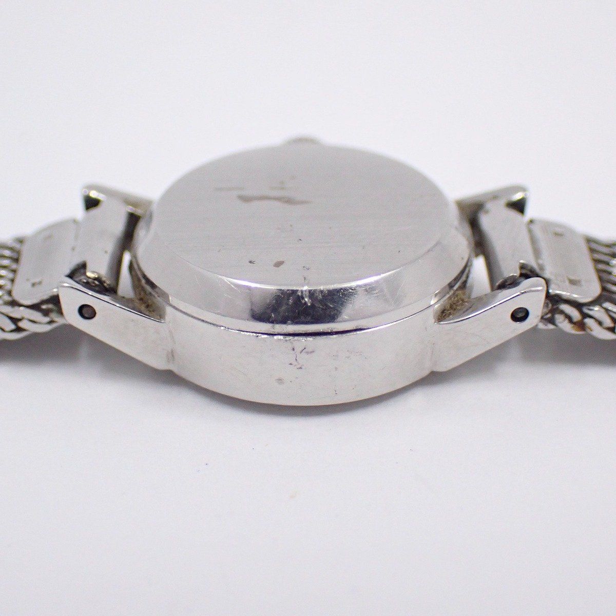 訳あり品】オメガ デビル 手巻き レディース 腕時計 カットガラス