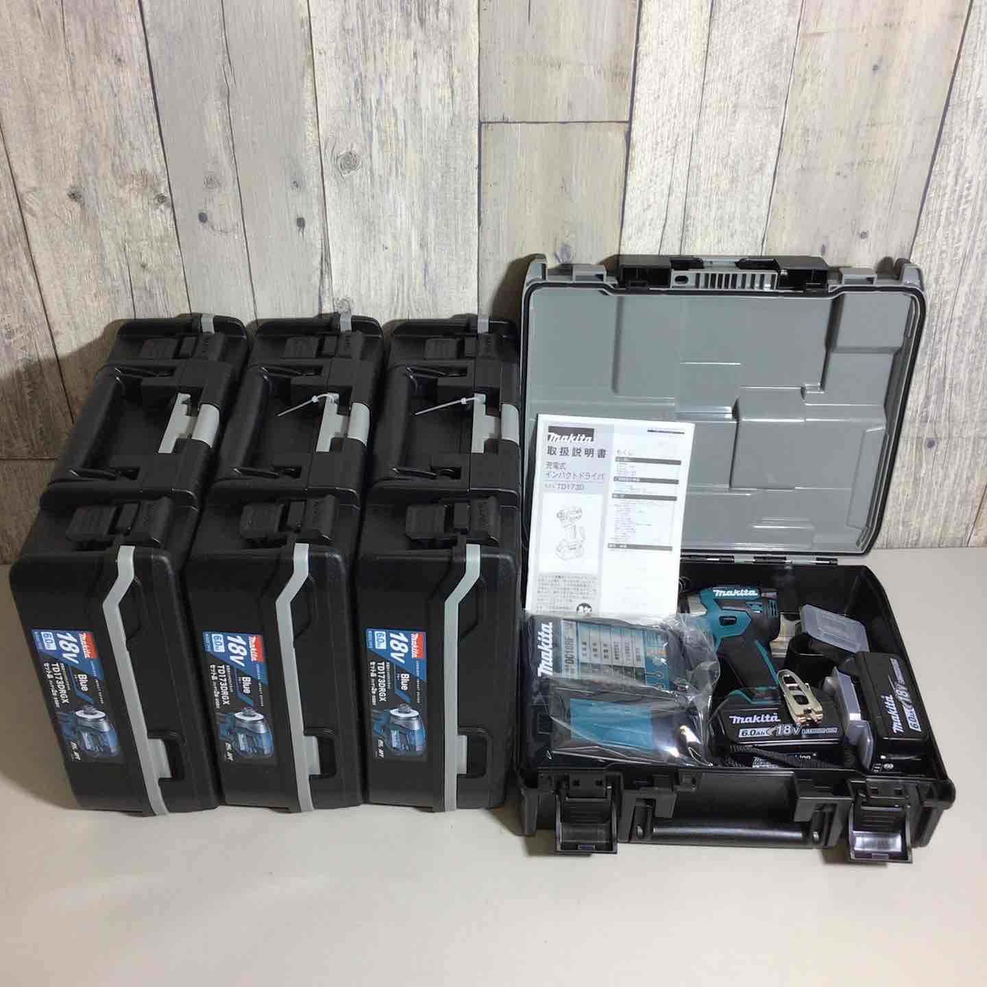 ♥品 マキタ makita コードレス インパクトドライバー TD173DRGX TD173DRGXB TD173DRGXO 4台セット 青 ブルー インパクト 戸田店 HRDEVELOPMENT_JP