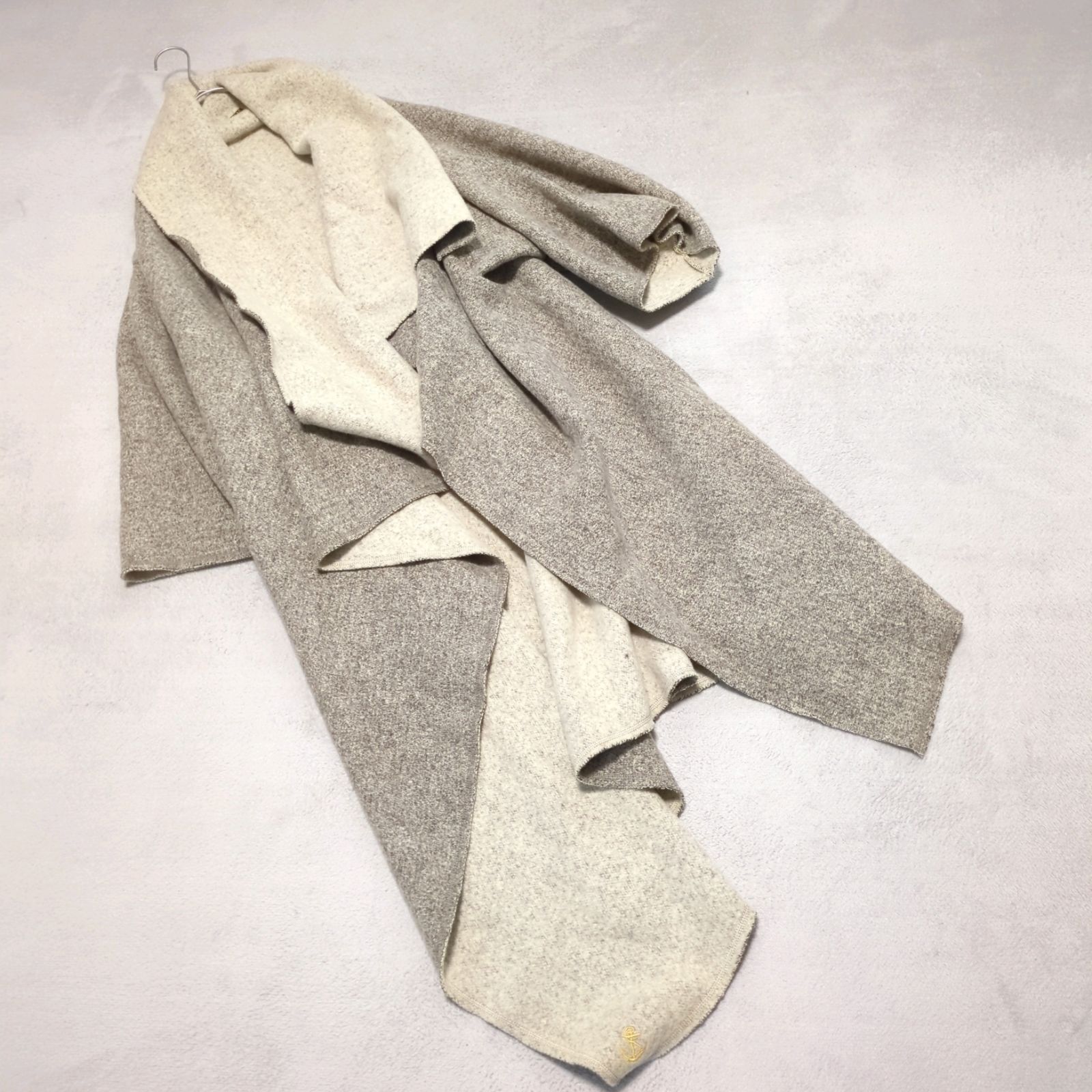 ゆったり キャピタル KAPITAL S コーディガン アウター ウール 刺繍