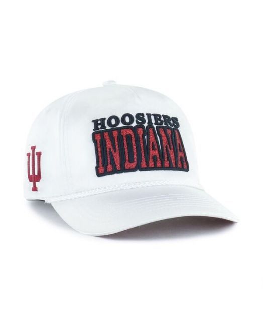 送料無料 47ブランド レディース 帽子 アクセサリー Women s White Indiana Hoosiers Outspoken Hitch Adjustable Hat White