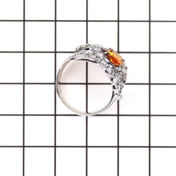 Pt900 スファレライト ダイヤモンド リング 1.87ct D1.32ct - メルカリ 