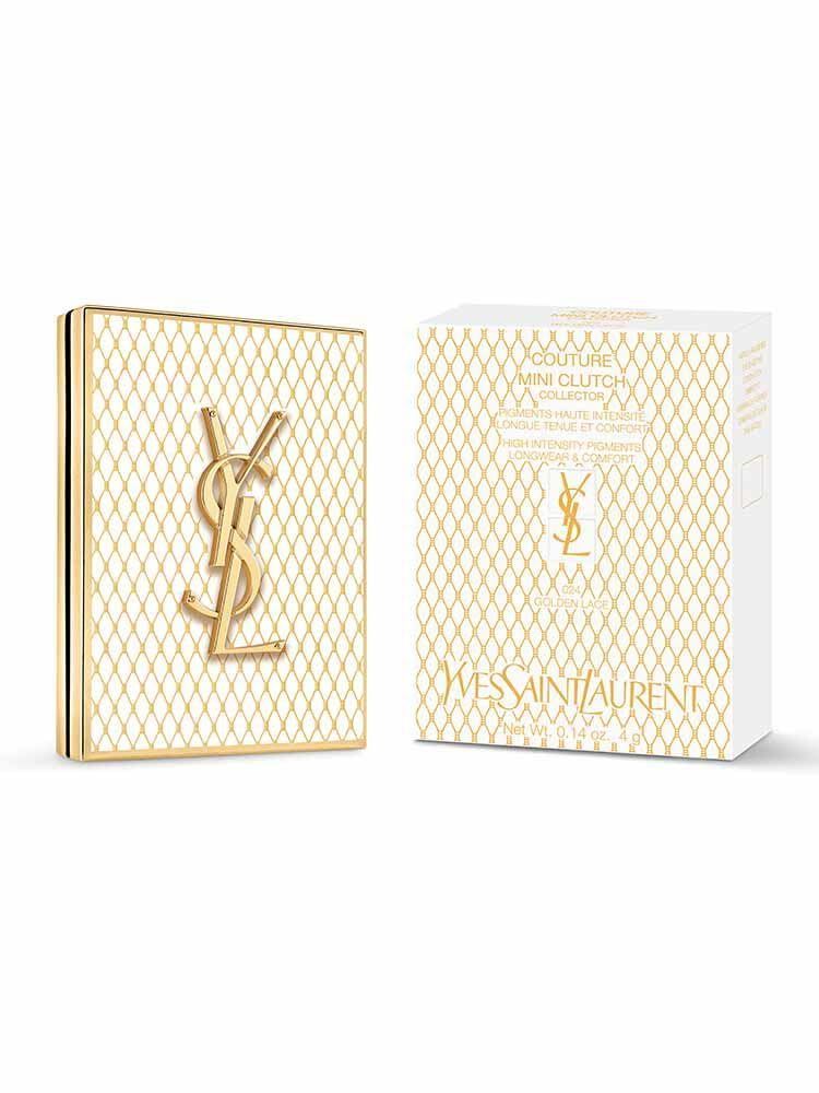 イヴサンローラン クチュールミニクラッチ 025 ゴールデンラスト YSL