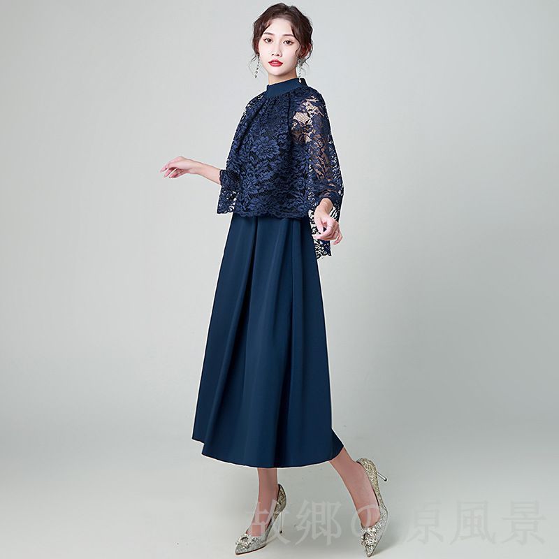 ロングドレスレース XS-3XL