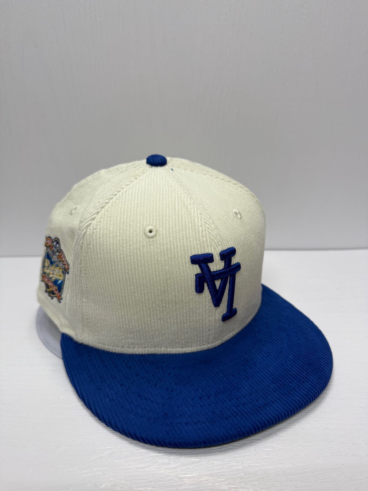 Newera ロサンゼルスドジャース 40thアニバーサリー リバースロゴ 59fifty フィッティドキャップ ツートン