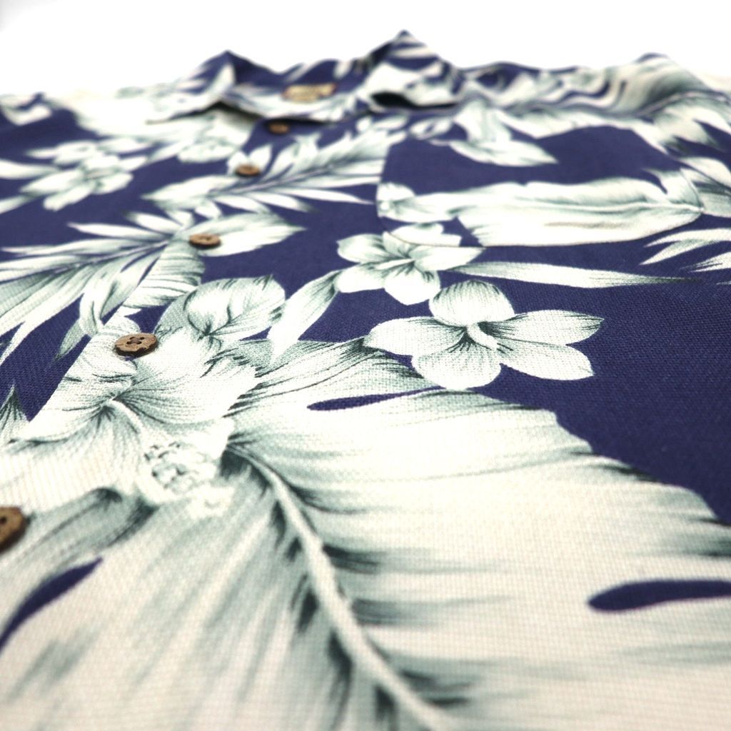 TOMMY BAHAMA シルク オープンカラー 開襟 アロハシャツ XL