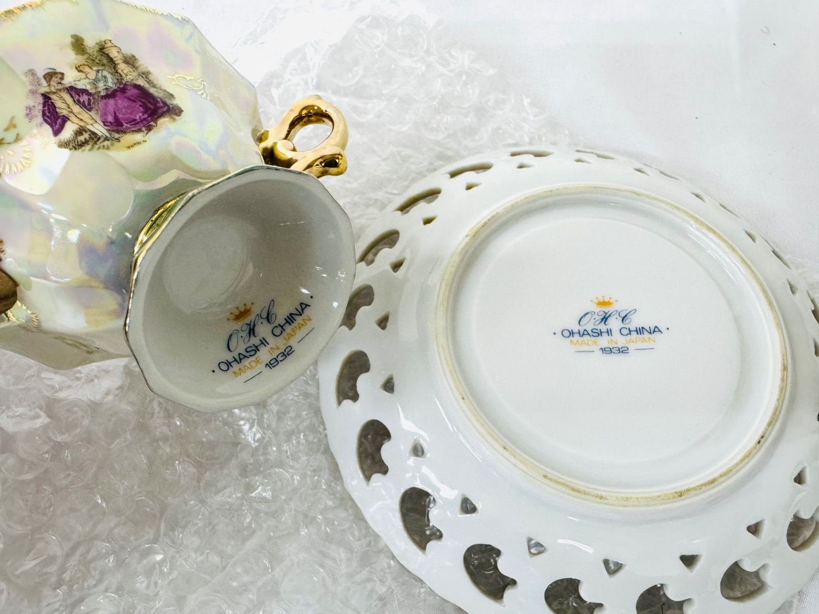 新品同様】 1932 大橋陶器 OHASHI CHINA 日本高級ブランド 洋食器