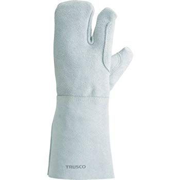 【中古】(未使用･未開封品)　TRUSCO(トラスコ) ケブラー糸使用溶接手袋 3本指 左手のみ 裏綿付 KEVY-T3-LT 6k88evb
