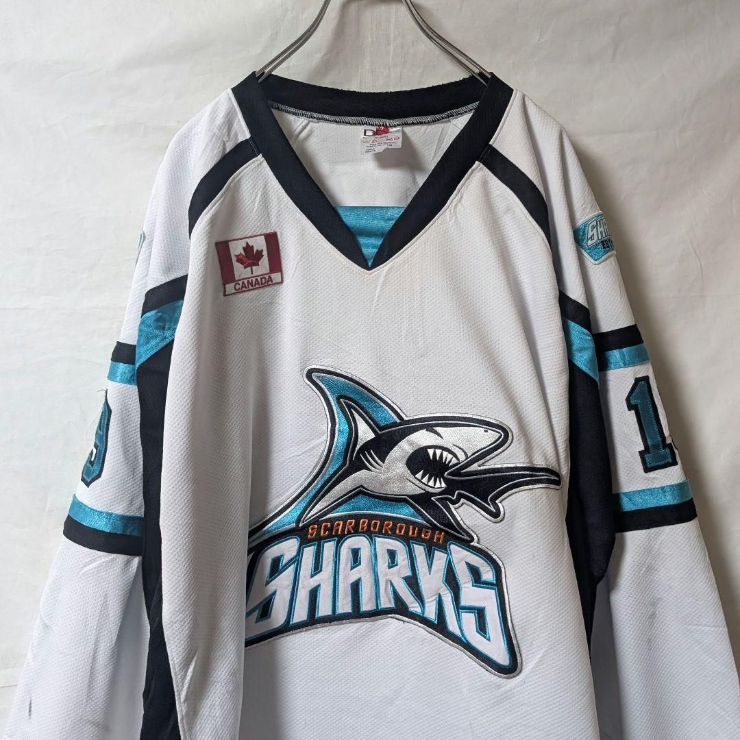 カナダ製 DDC ホッケーチーム刺繍ゲームシャツ e439