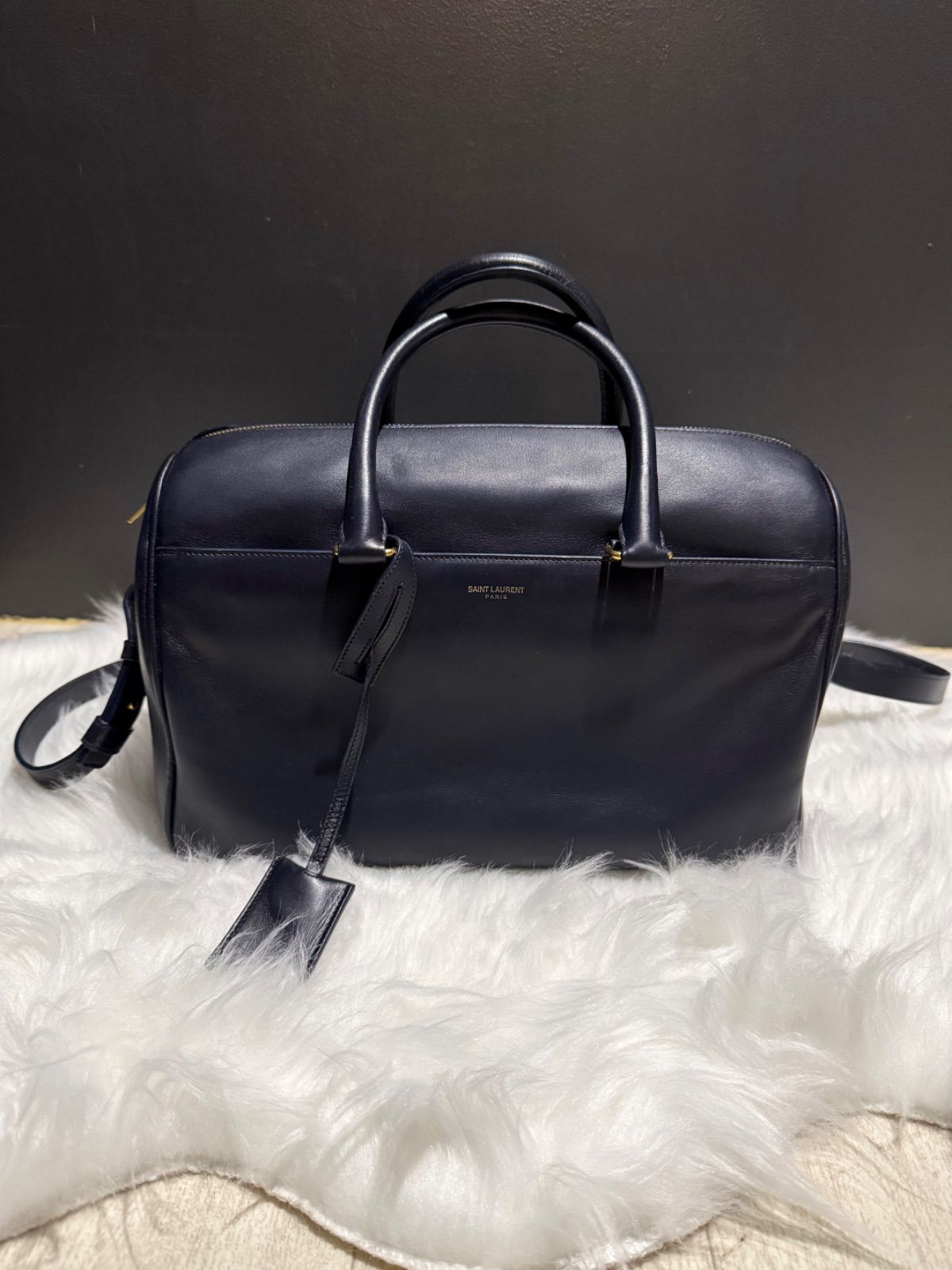 サンローラン ダッフル6 SAINT LAURENT ダッフル6黒 サンローラン