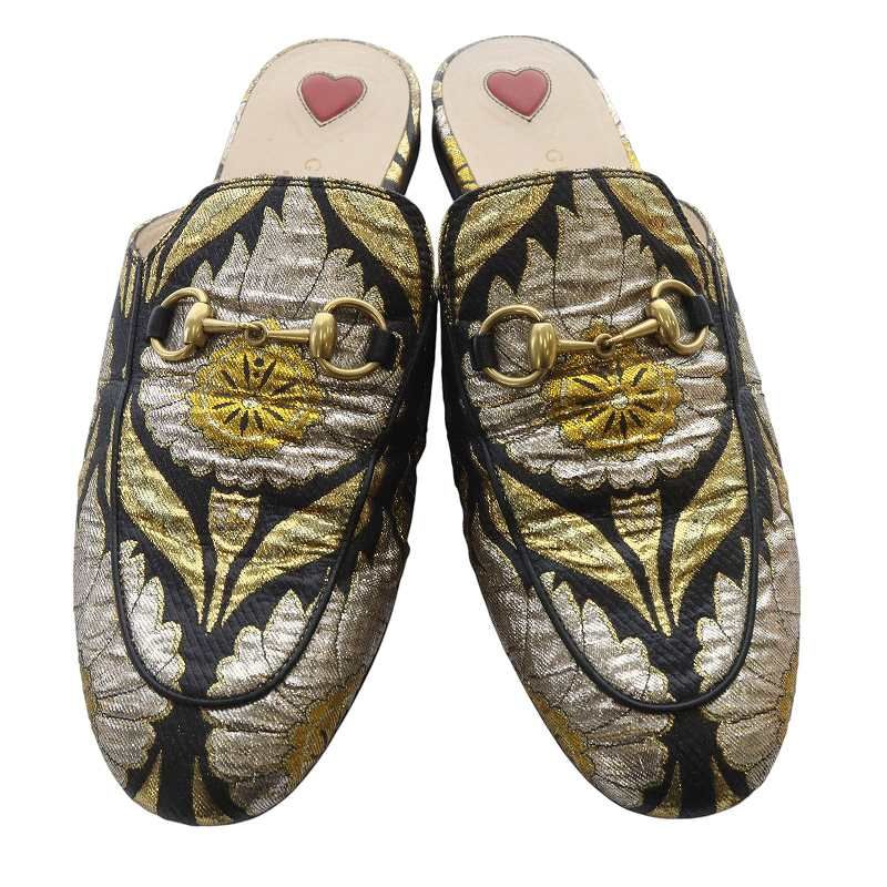 グッチ GUCCI ホースビット プリンスタウン フラワージャガード