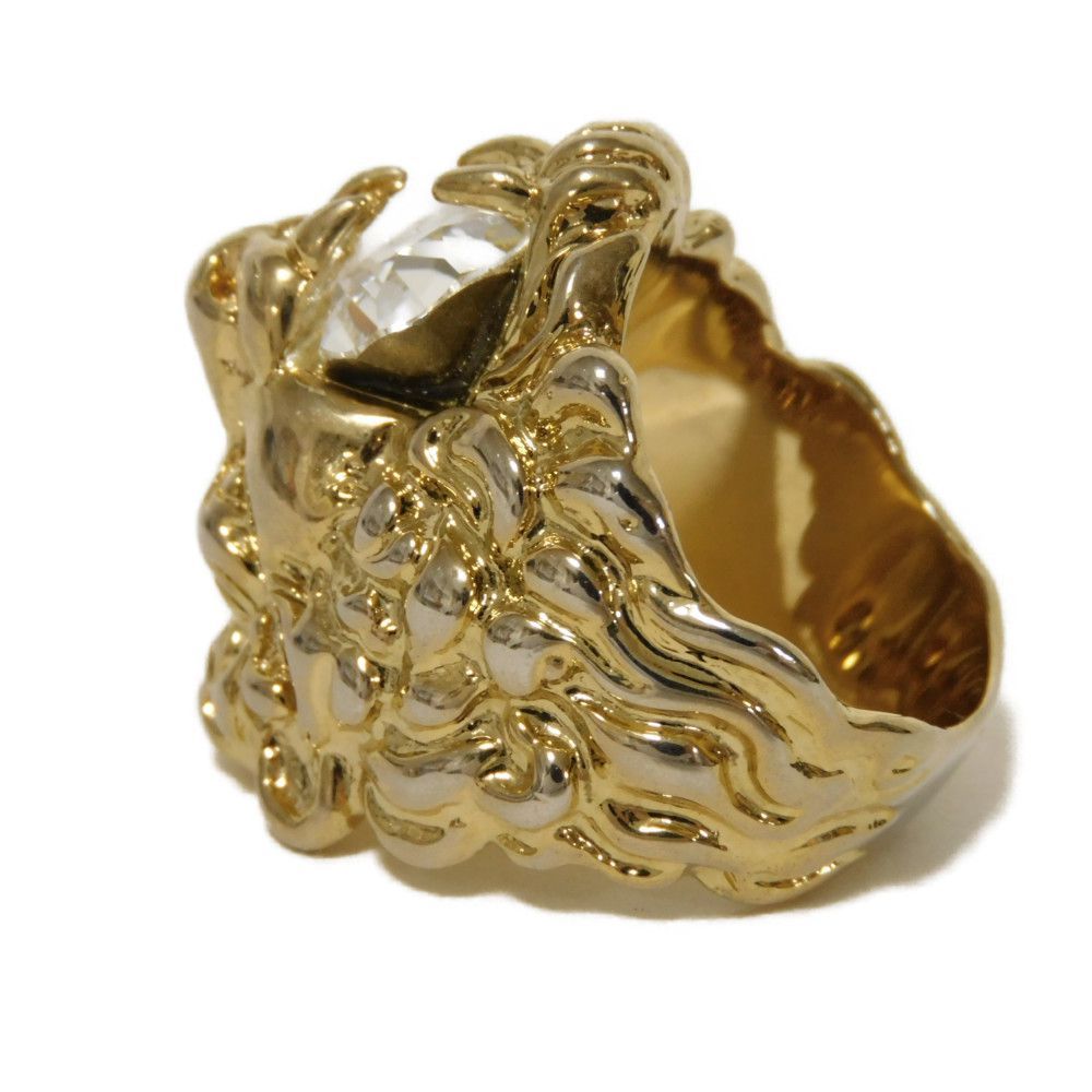 GUCCI グッチ クリスタル ライオン ヘッド アニマル 22号