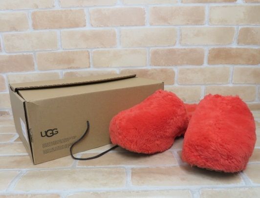 中古】 箱有 UGG アグ FUZZ SUGAR CLOG ファズ シュガー クロッグ