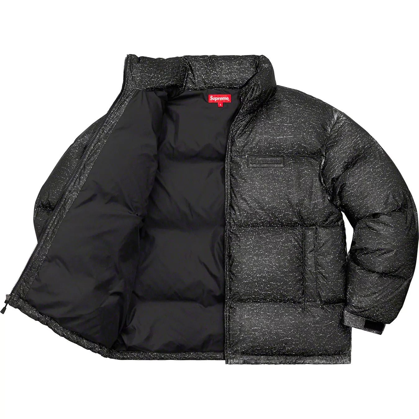 Reflective Speckled Down Jacket supreme