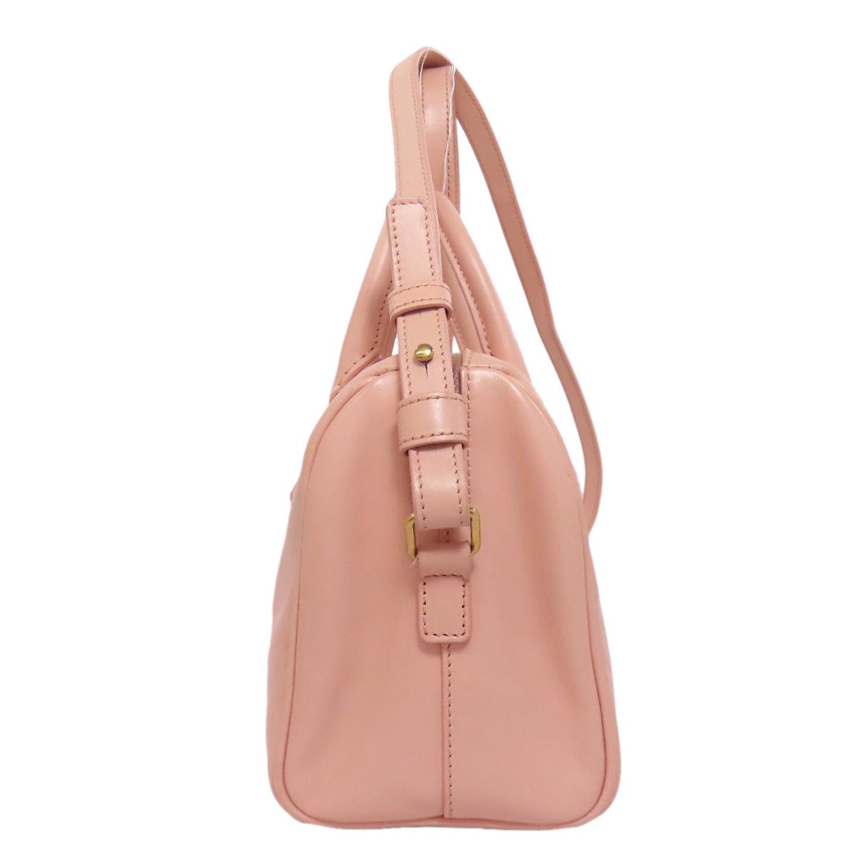 サンローラン ベイビーダッフル 2way ショルダーバッグ レザー ピンク 