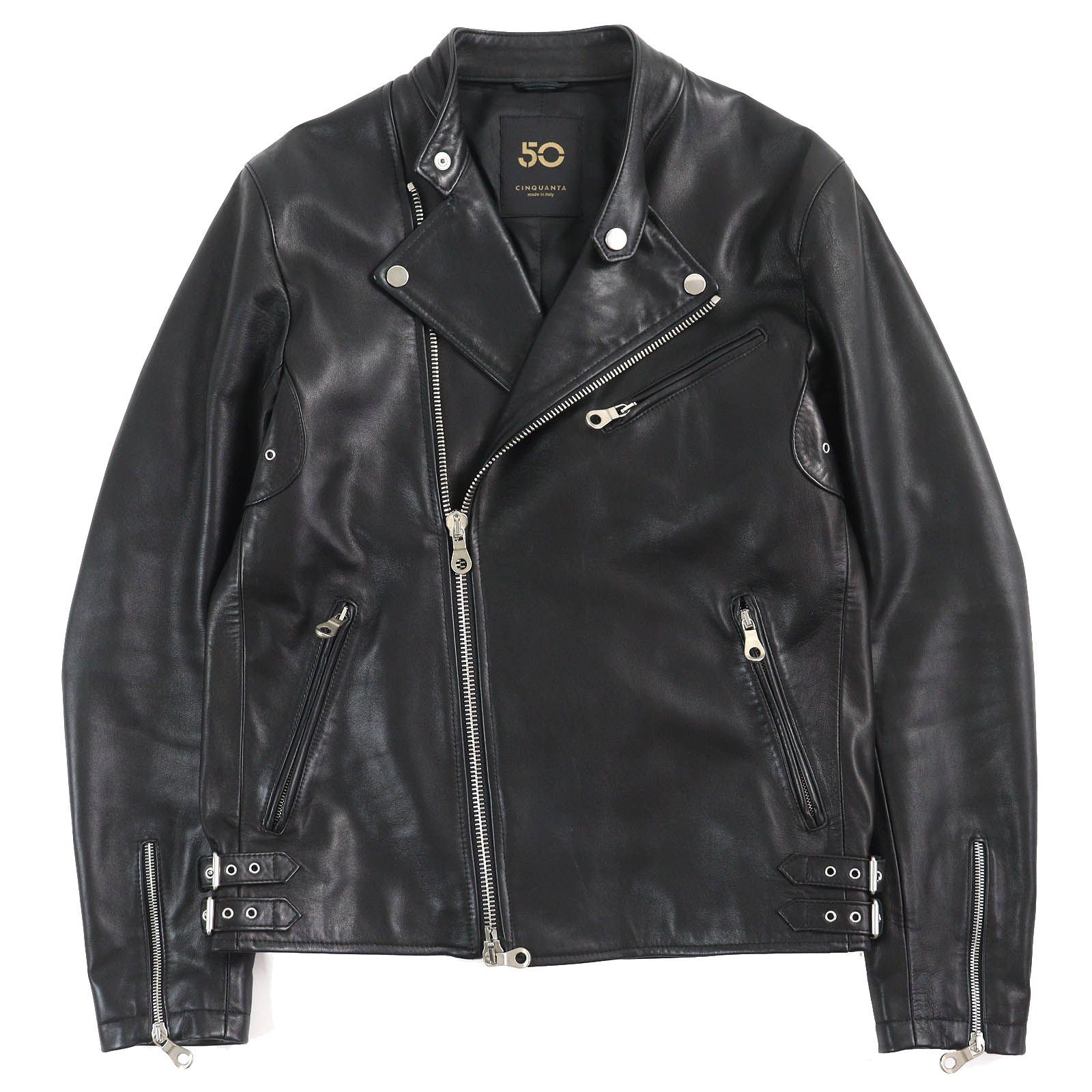 ◎NOID. lamb leather riders jacket 00s TIGHT FIT Lamb Leather