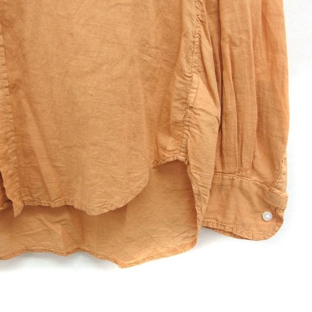 美品 frank&eileen RHC ロンハーマン シャツ ブラウンベージュ ロンハーマン Ron Herman Frank&Eileen コットン シャツ