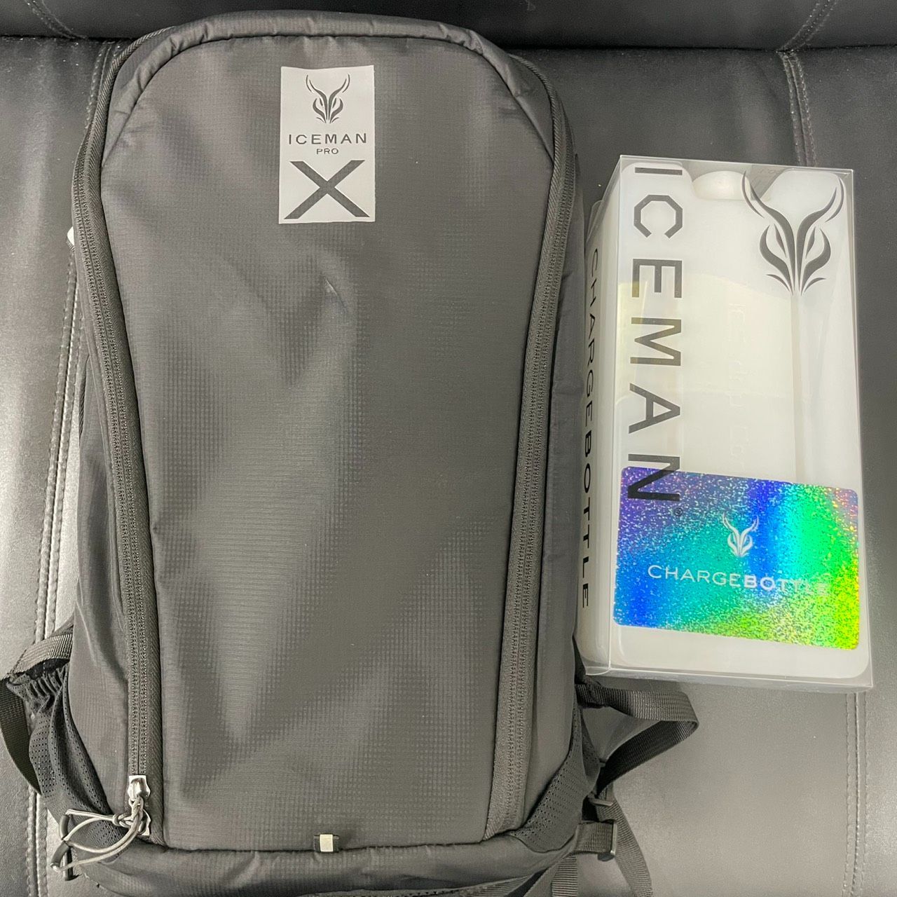 山真製鋸 Y sGOD JAPAN アイスマンベストPRO X Ⅱ ICMPX2 BLV ブラック ICEMAN用チャージボトル ICM-CB5T-2 5.0 2本入り