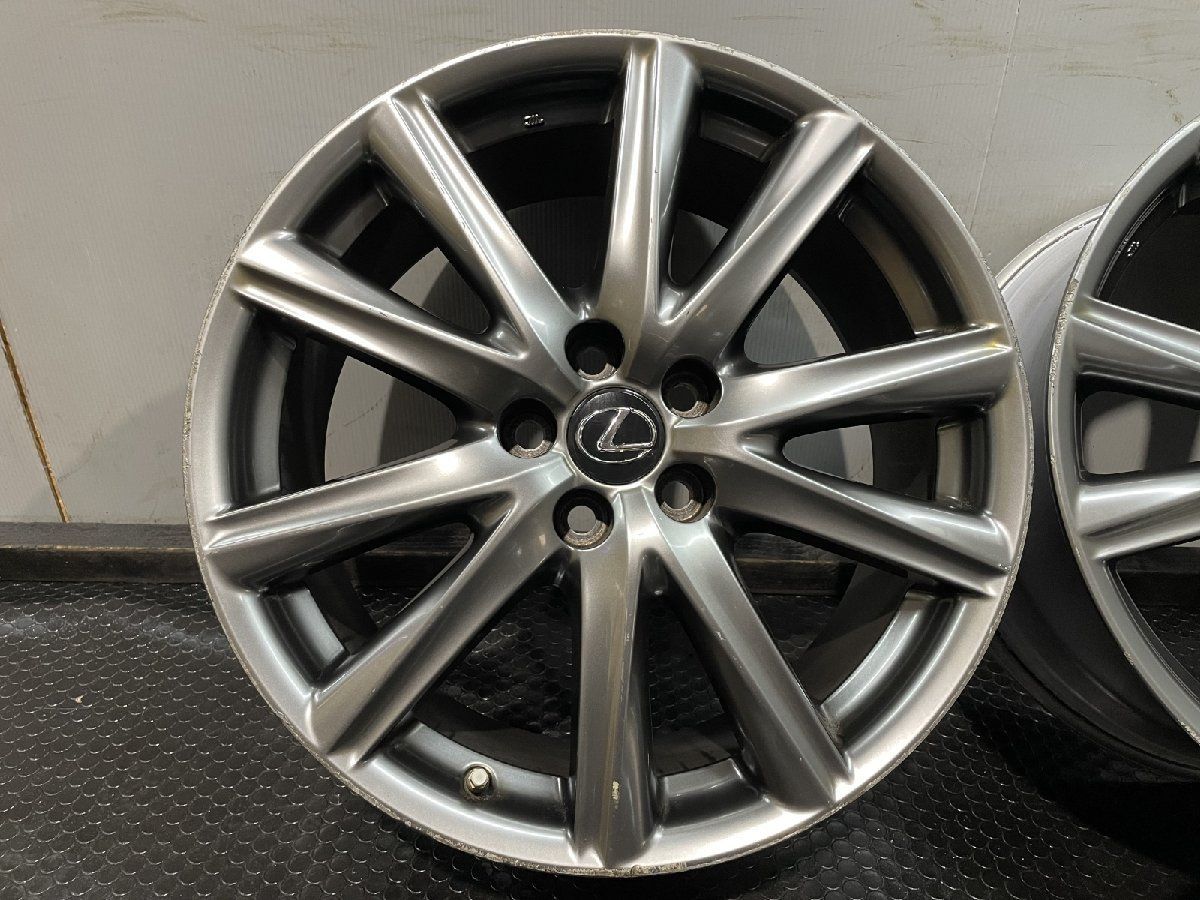 LEXUS GS Fスポーツ 純正ホイール 19インチ 4本 8J5HPCD114.3 45 ハイグロス 空気圧センサー付 アルファード ヴェルファイアにも MHZ801MY TRITUETUBI_COM