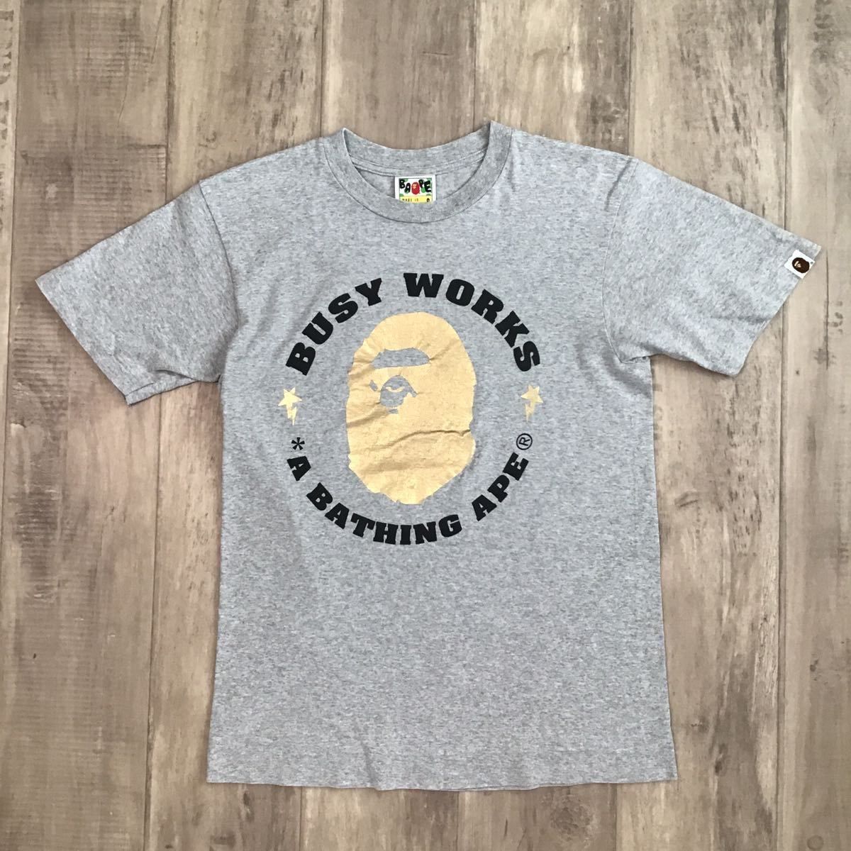 BAPE Tシャツ BAPE ゴールド箔 Tシャツ ベイプ ape エイプ 000000008375 - メルカリ