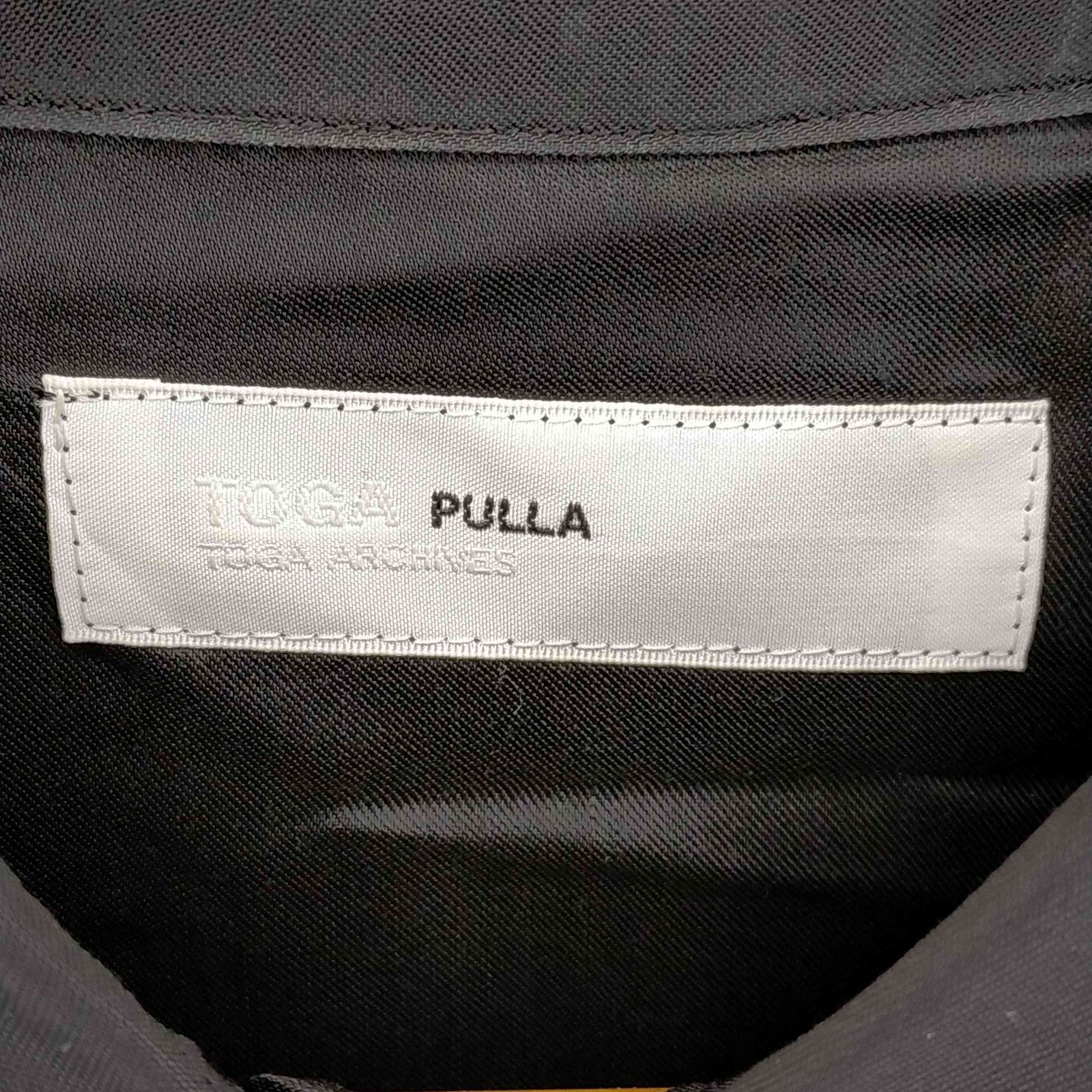 トーガプルラ TOGA PULLA キュプラ ベルテッド フリルワンピース