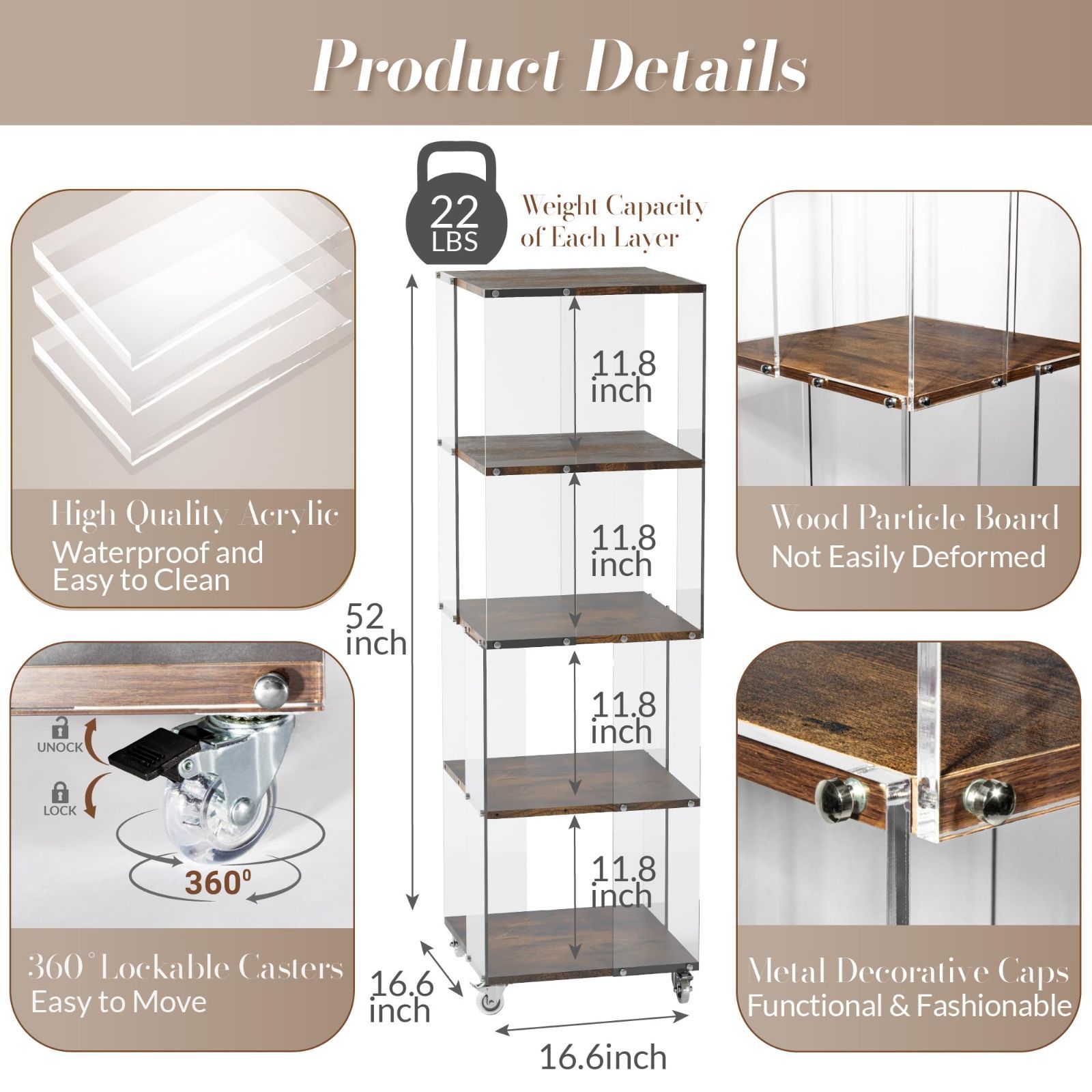 数量限定】コレクションラック ショーケース キャスター付き