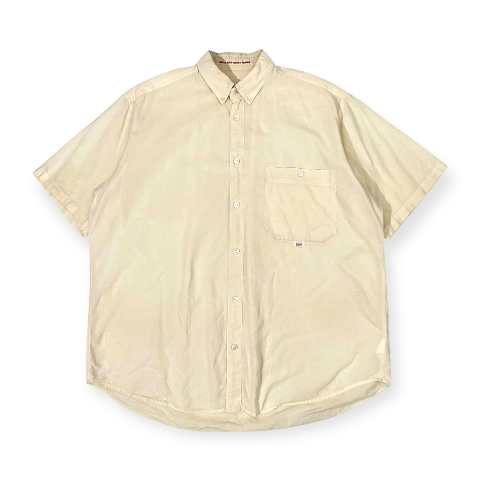 WALL GUY SHIRT PAPAS パパス ボタンダウン BD 半袖 シャツ L
