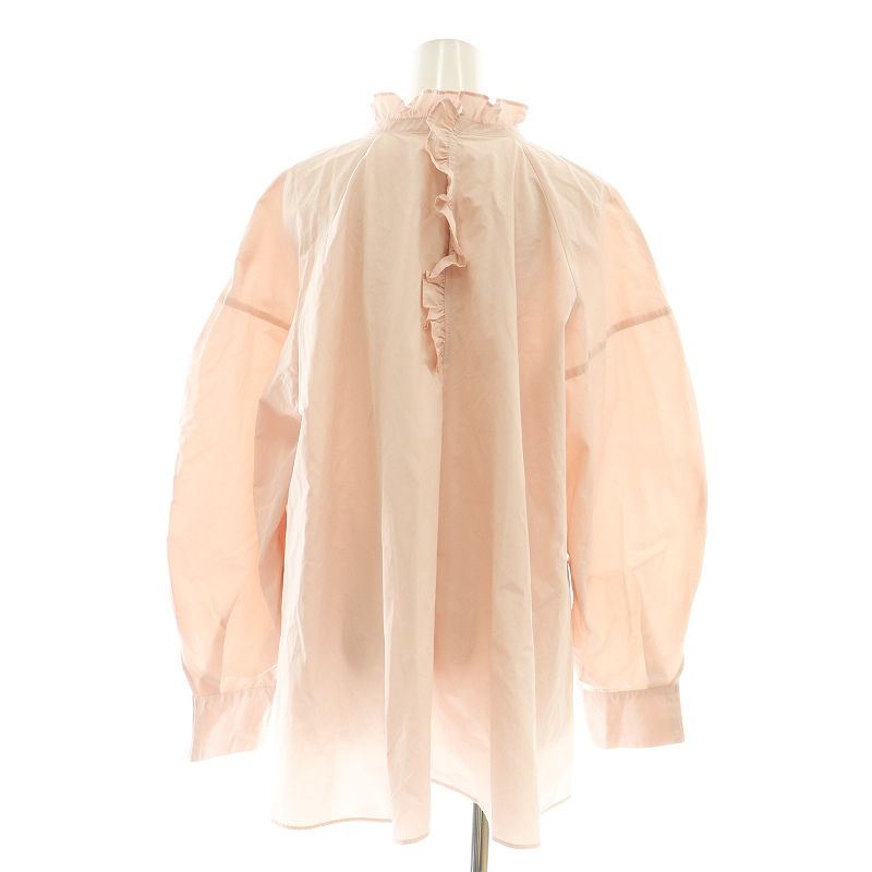リテン LIten 25SS Sucre Frill Blouse ブラウス 長袖 F ピンク /HK ■OS レディース リテン LIten 25SS Sucre Frill Blouse ブラウス 長袖 F ピンク