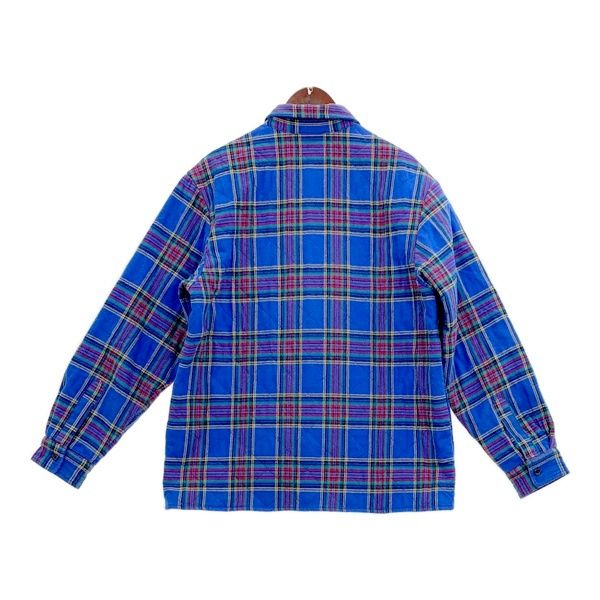 Supreme 21AW Quilted Plaid Flannel Shirt キルティング フランネル チェック シャツ 厚手 ストリート シュプリーム トップス DM12597■