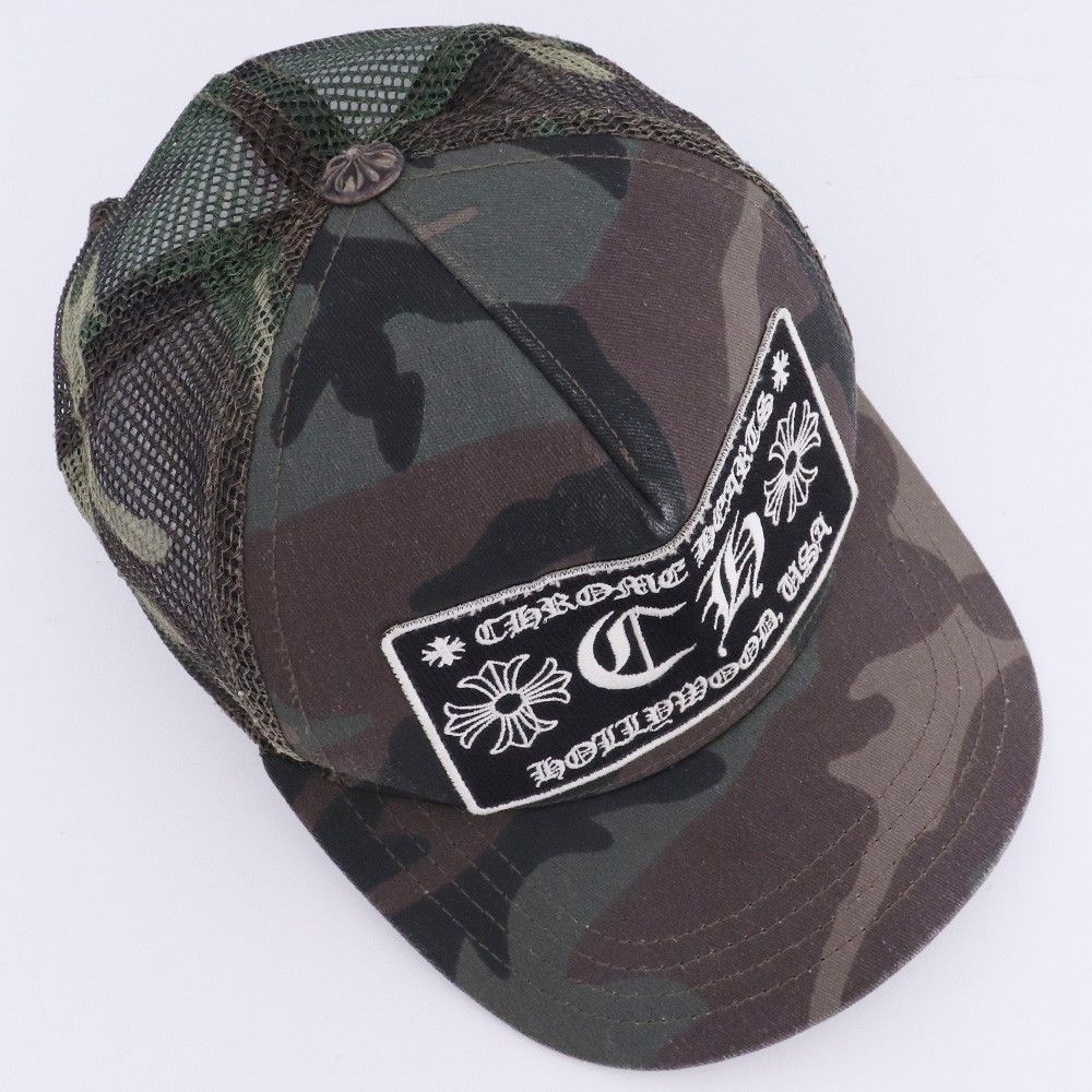 CHROME HEARTS CH カモフラ トラッカーキャップ カーキ クロム