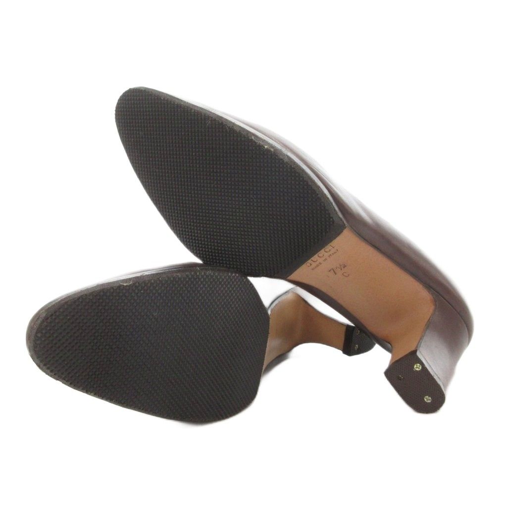 グッチ GUCCI ホースビットパンプス ローファー ヒール ポイン