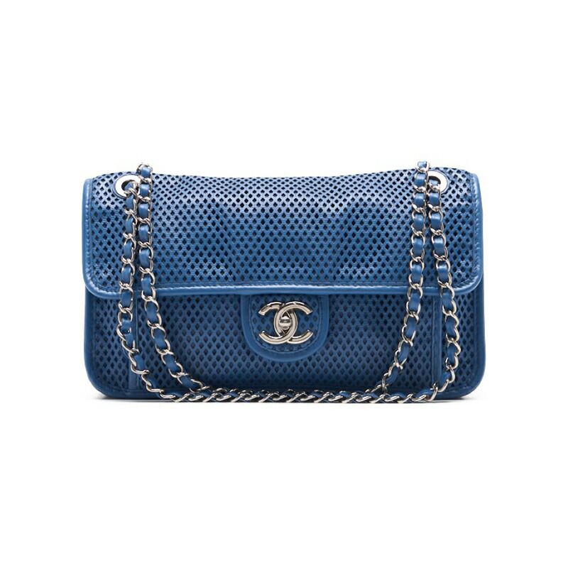 CHANEL【シャネル】マトラッセ シングルフラップ チェーンショルダー パンチングレザー ブルー（シルバー金具）ショルダーバッグ ミニショルダーバッグ  レディースバッグ レディースバッグ ハイブランド【中古】【送料無料】 - メルカリ