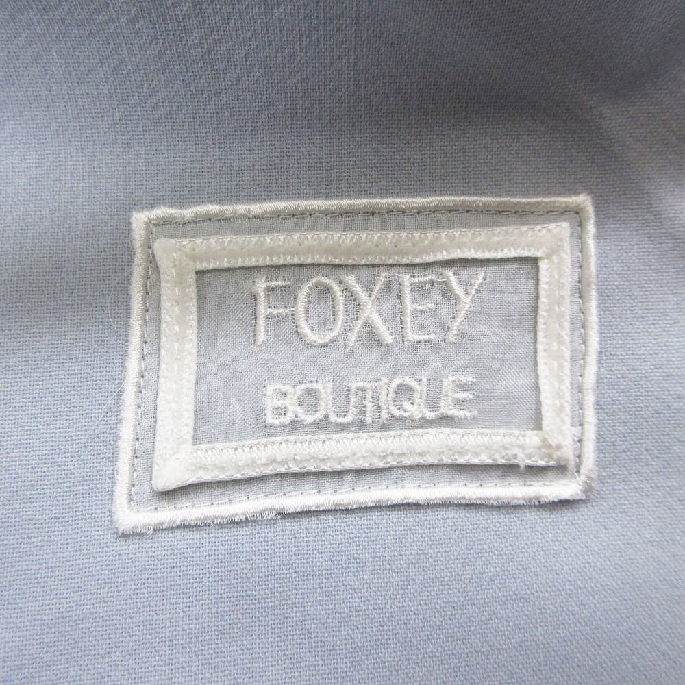 Foxey フォクシー 22年 Graz ストレッチ ノーカラー トッパー