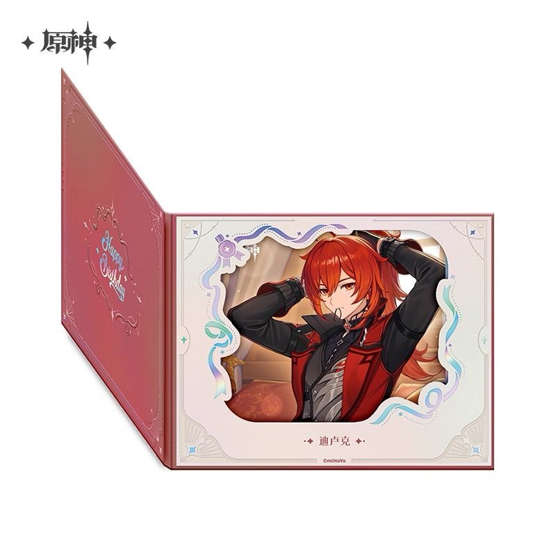 原神　ディルック　色紙　中国　オフラインイベント限定品 原神 運命の日シリーズ 色紙 Genshin ディルック(2022ver.) 原神